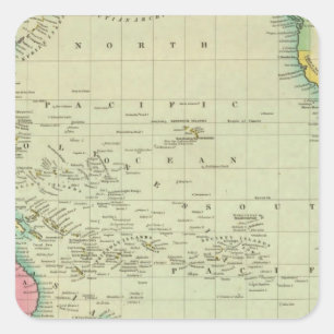 Oceana Or Pacific Ocean Square Sticker