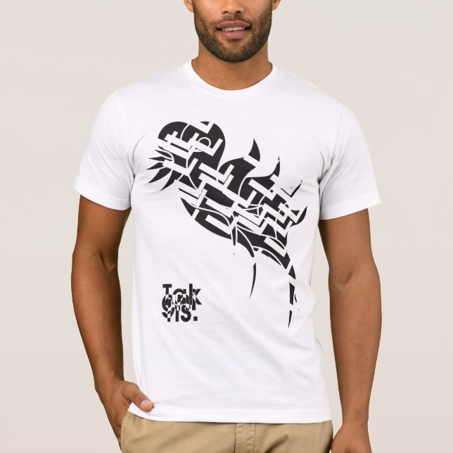 Oceanfront feather bnw custom t-shirt (Front)