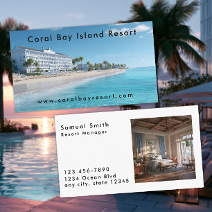 Oceanfront Hotel / Resort Business Card