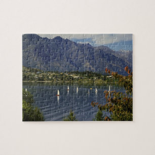 Oceania, New Zealand, South Island, Queenstwon. Jigsaw Puzzle