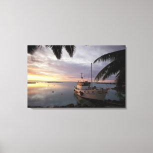 Oceania, Polynesia, Cook Islands, Aitutaki, Canvas Print