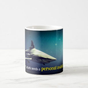 Oceanic blacktip shark underwater coffee mug