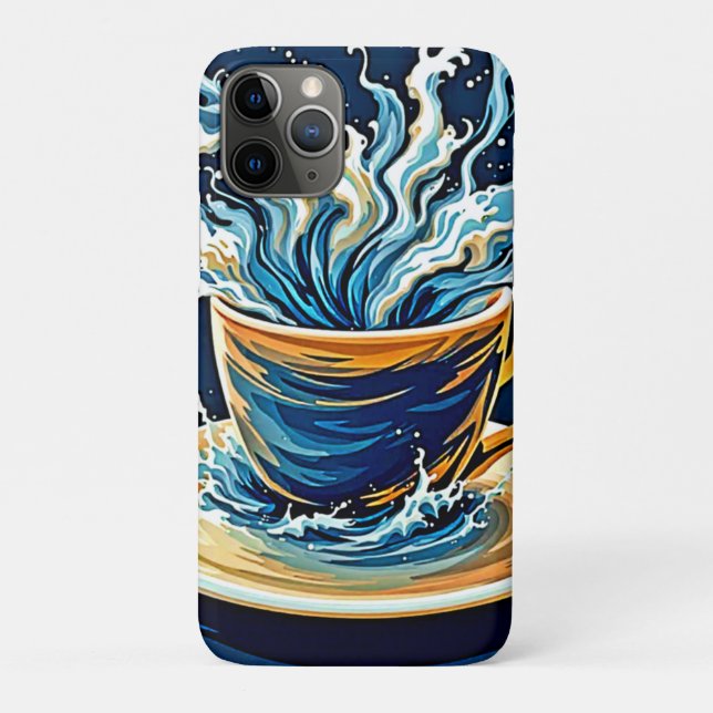 Oceanic Coffee Splash Case-Mate iPhone Case (Back)