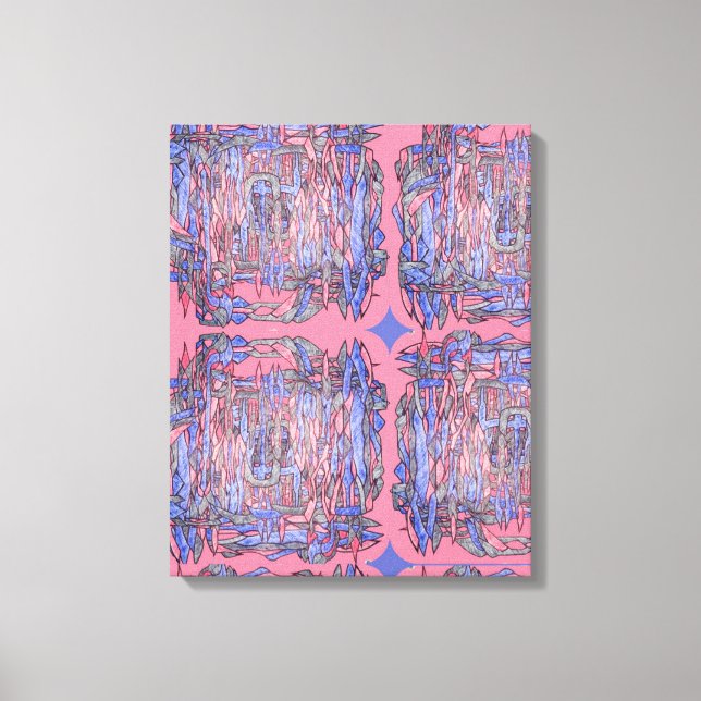 Oceanic Geometry Abstract Wall Art (Front)