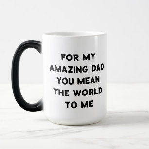Oceanic Love Customizable Dad's Coffee Magic Mug