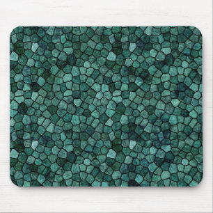 Oceanic Mosaic Crust Texture Abstract Pattern Mouse Pad