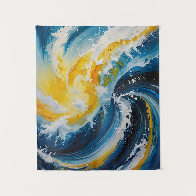 Oceanic Whirlwind Tapestry (Front)