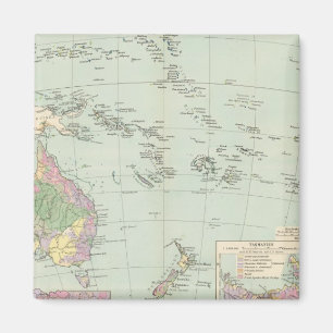 Oceanien - Atlas Map of Oceania Magnet
