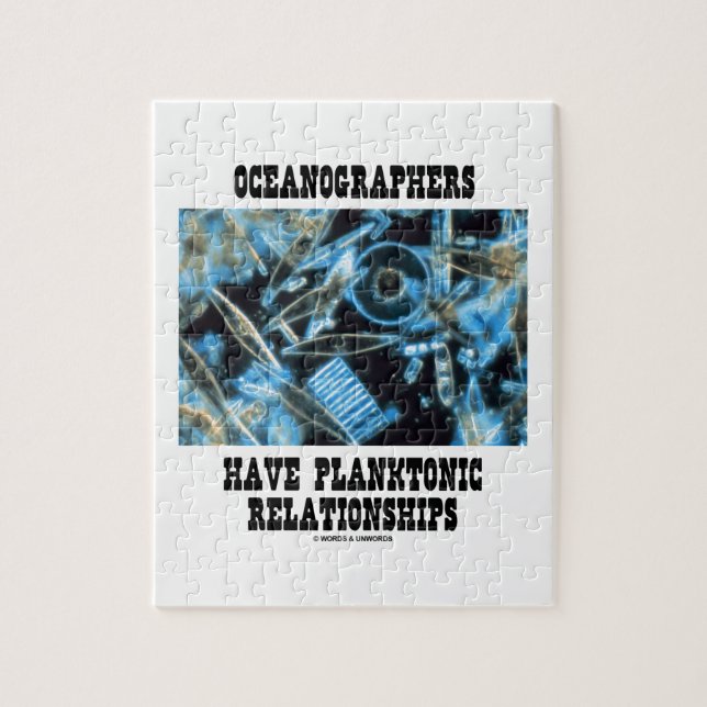 Oceanographers Have Planktonic Relationships Jigsaw Puzzle (Vertical)