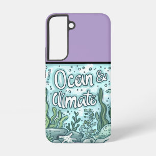 Oceans Day - Ocean & Climate Concept with Marine  Samsung Galaxy Case