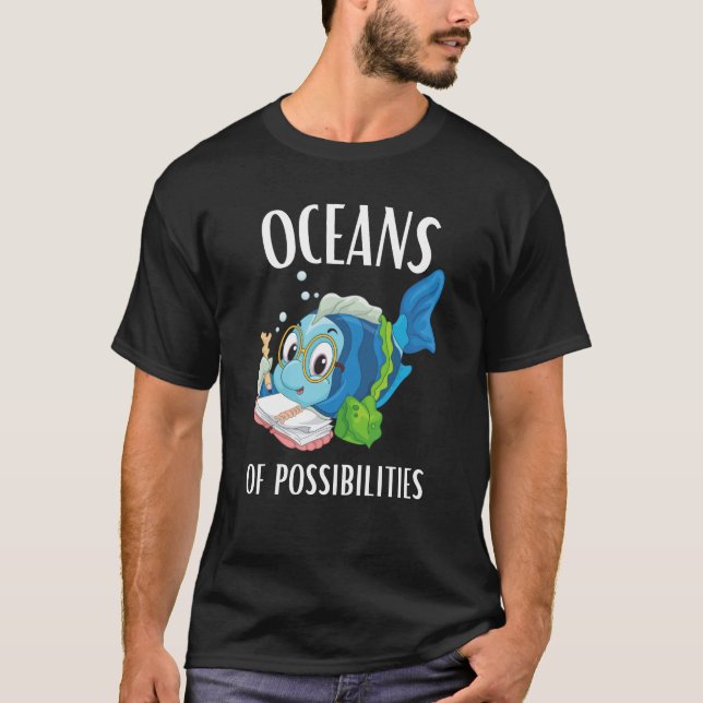 Océans de possibilités lecture estivale T-shirt (Devant)