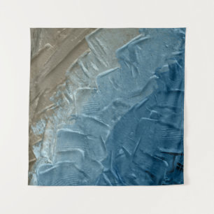 Ocean's Edge: A Digital Painting of Tranquillity Tapestry