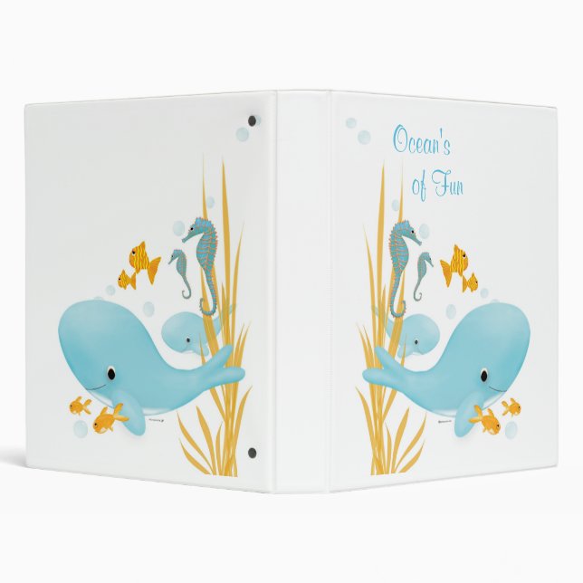 Ocean's of Fun Photo Book Binder (Background)