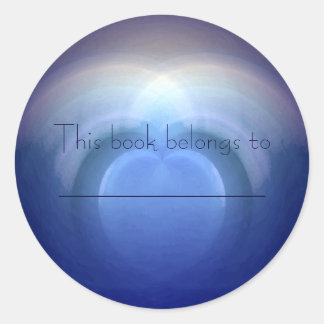 Oceans of Love Wedding Classic Round Sticker