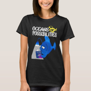 Oceans Of Possibilities Summer Reading 2022 Angler T-Shirt