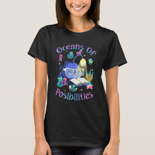 Oceans Of Possibilities Summer Reading 2022 Angler T-Shirt
