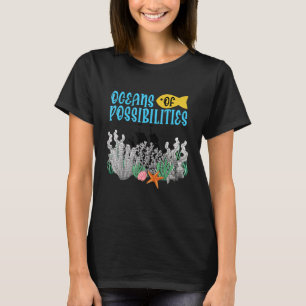 Oceans Of Possibilities Summer Reading 2022 Coral T-Shirt