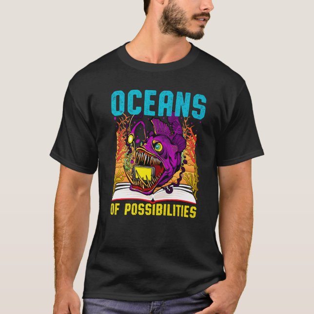 Oceans Of Possibilities Summer Reading Librarian A T-Shirt (Front)