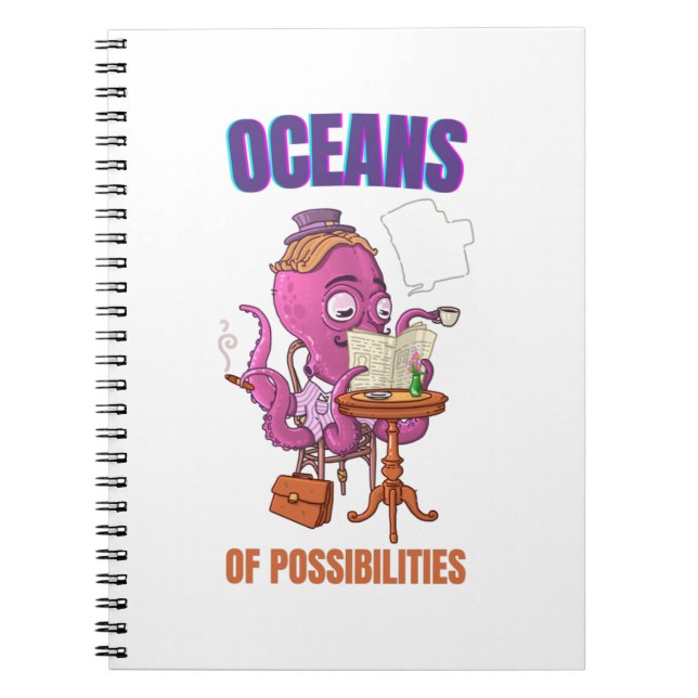 Oceans Of possibilities summer reading Notebook (Front)