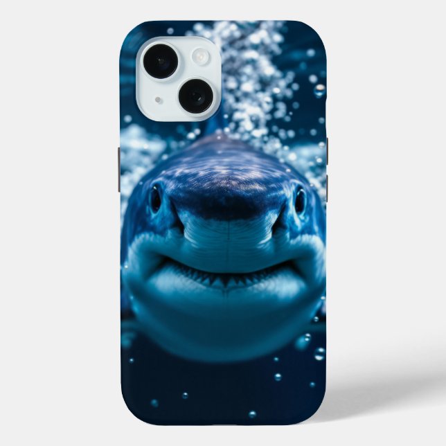 Ocean's Smile: The Great White's Greeting Case-Mate iPhone Case (Back)
