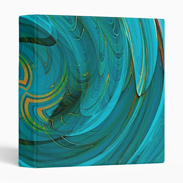 Ocean's Turquoise Dream Binder (Front/Spine)