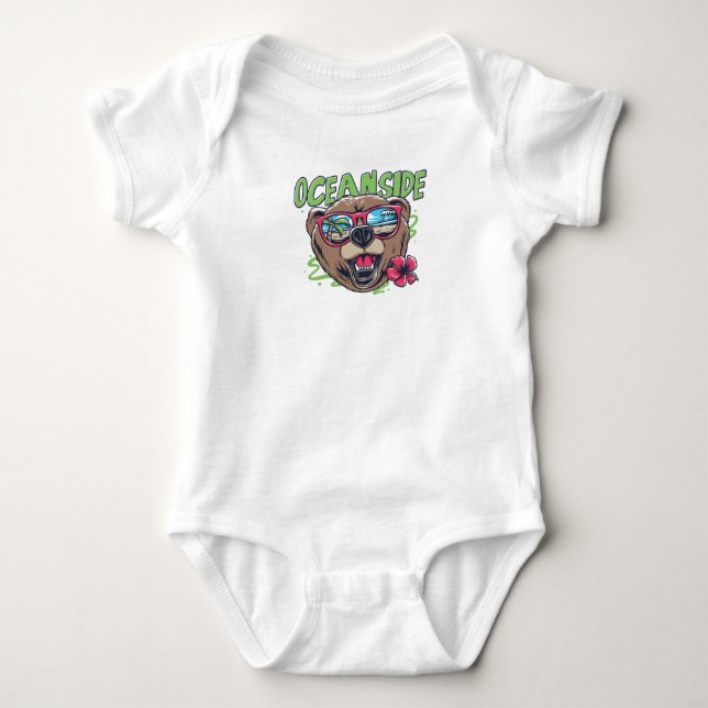 Oceanside Baby Bodysuit (Front)