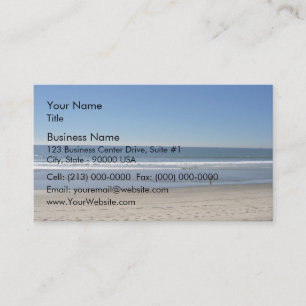 Oceanside Beach Business Card
