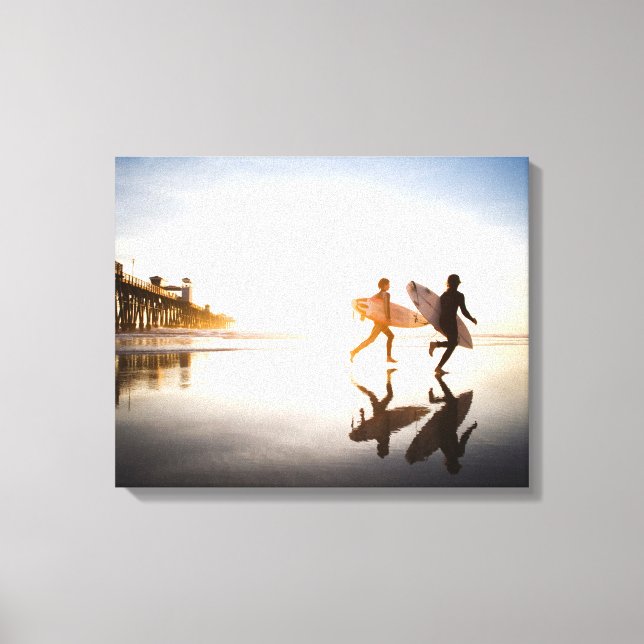 Oceanside Beach Canvas Print (Front)