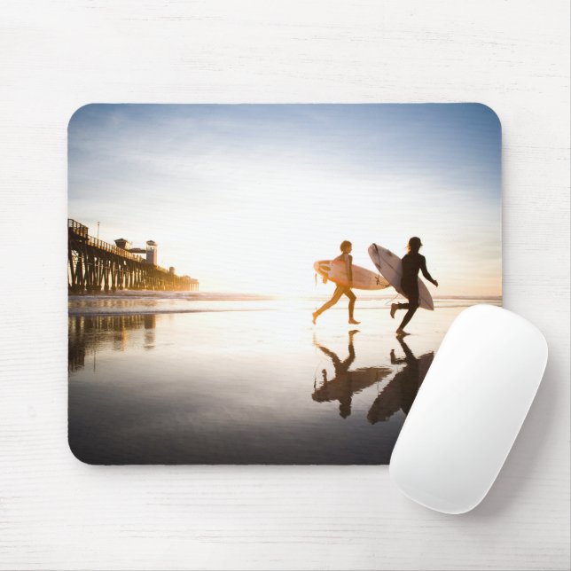 Oceanside Beach Mouse Pad (With Mouse)