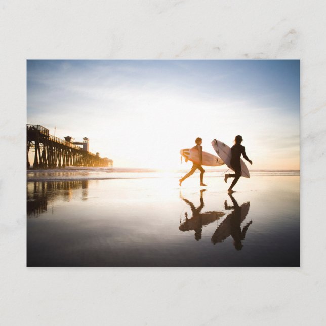 Oceanside Beach Postcard (Front)