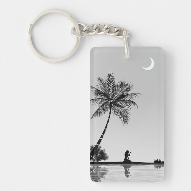 Oceanside bliss keychain (Front)