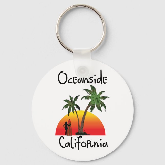 Oceanside California Keychain (Front)