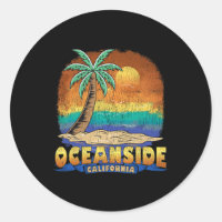 Oceanside California Vintage Distressed Souvenir