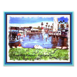 Oceanside Harbour, California Photo Print