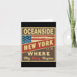 Oceanside Ny Its Where My Story Begins  Card
