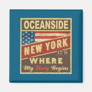 Oceanside Ny Its Where My Story Begins Magnet
