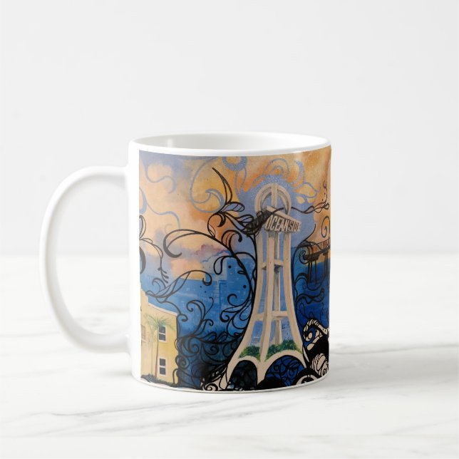 Oceanside Photo Coffee Mug (Left)