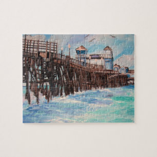 Oceanside Pier Painting Puzzle
