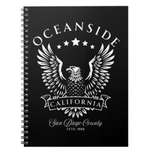 Oceanside San Diego County California Vintage Notebook