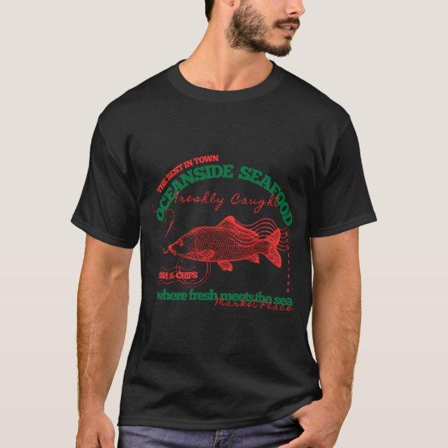 Oceanside Seafood Shop T-Shirt (Front)