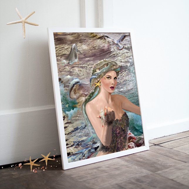 Oceanus Daughter Canvas Print (Creator Uploaded)