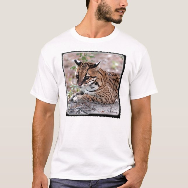 Ocelot 01 11x11 T-Shirt (Front)