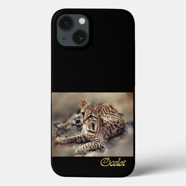Ocelot Lovers Art Case-Mate iPhone Case (Back)