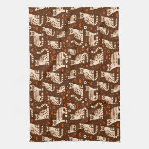 Ocelot Pattern Kitchen Towel