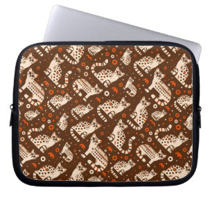 Ocelot Pattern Laptop Sleeve