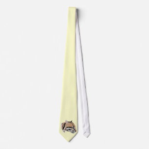 Ocelot Portrait Tie