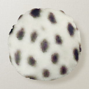 Ocelot Spots Round Pillow
