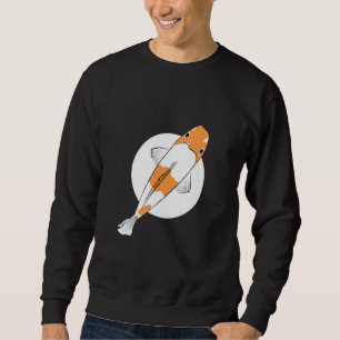 Ochiba Koi Fish Brocaded Carp Nishikigoi Pond Amur Sweatshirt