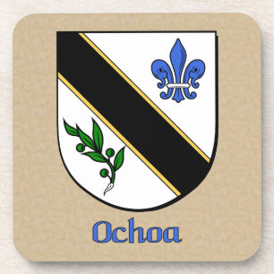 Ochoa Family Shield Coaster