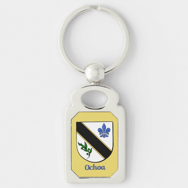 Ochoa Historical Shield Keychain (Front)